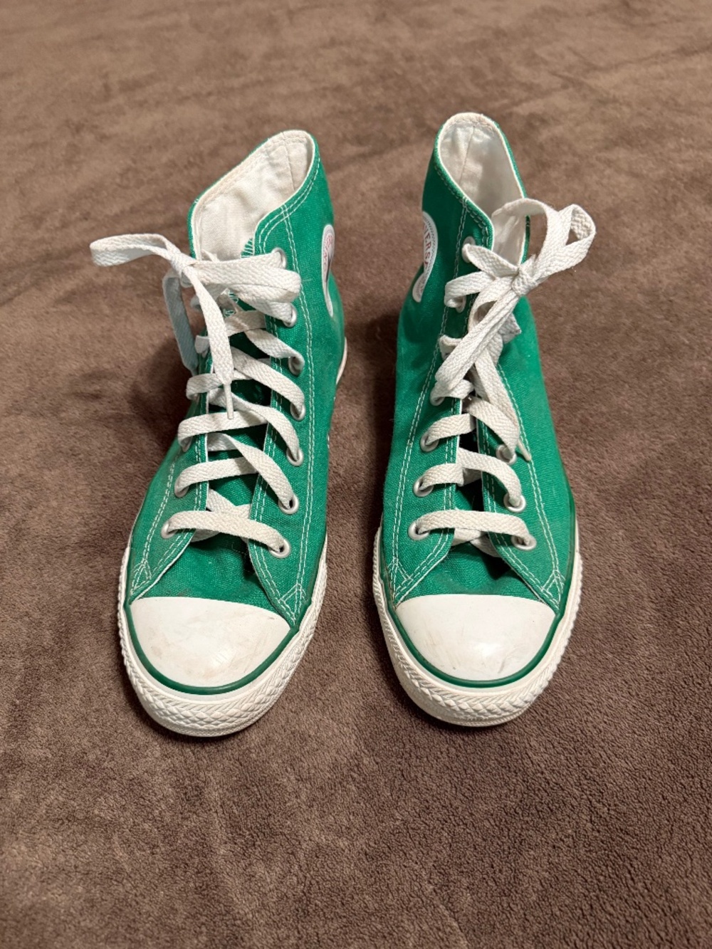 Women’s Green Converse High Top size 8